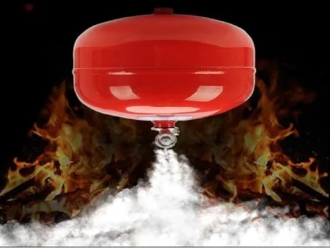 Tavan Tipi Sprinkler Başlıklı Yangın Söndürme Tüpü